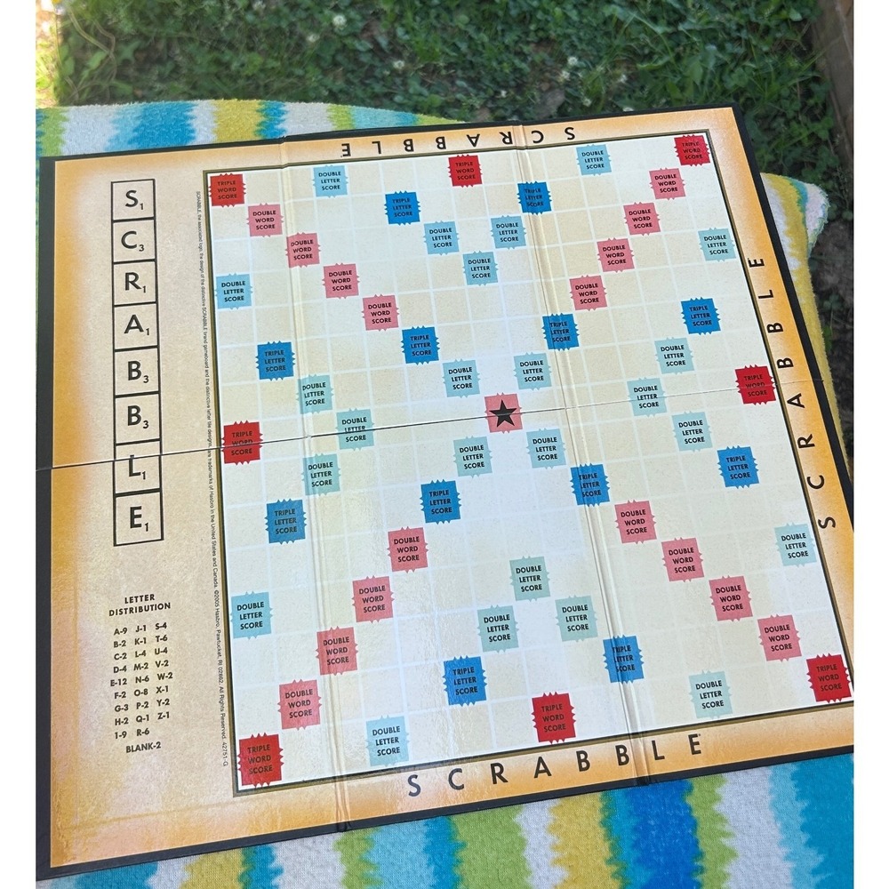 Hasbro Parker Bros SCRABBLE Crossword Game Vintage Collection In Wooden Box Toys - Picture 7 of 9